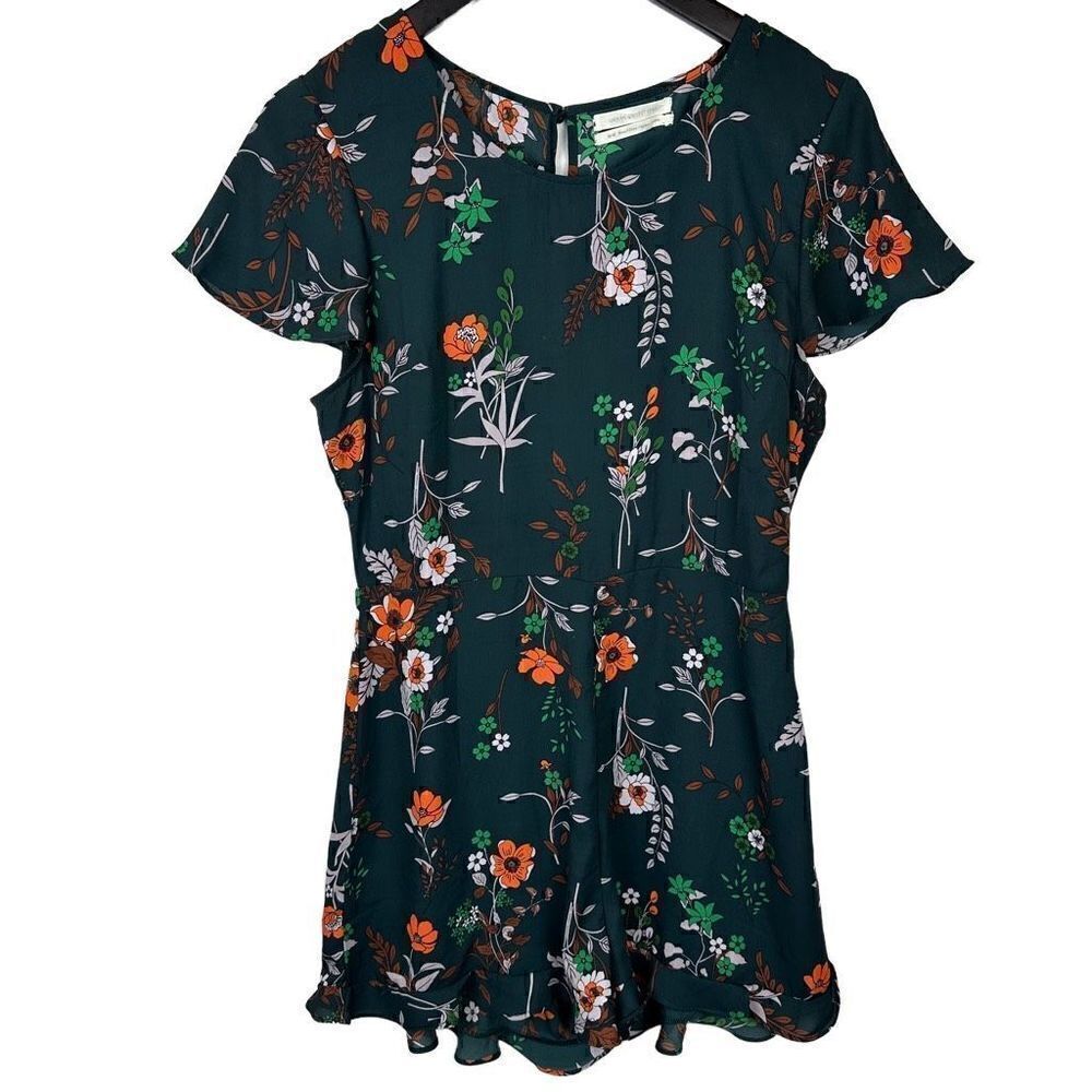 Urban Outfitters Women's Green Playsuit-romper size M
